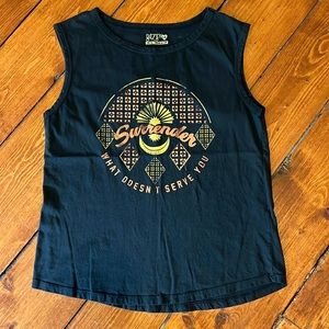 Dazey LA 80s inspired Graphic Cutoff Tank